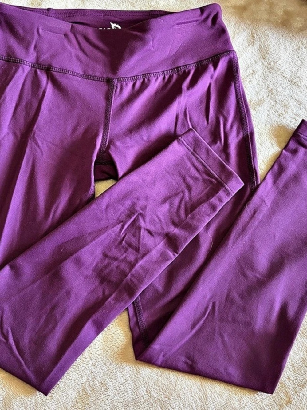 BALEAF Laureate Thermal Zipper Pocket Leggings Purple Small